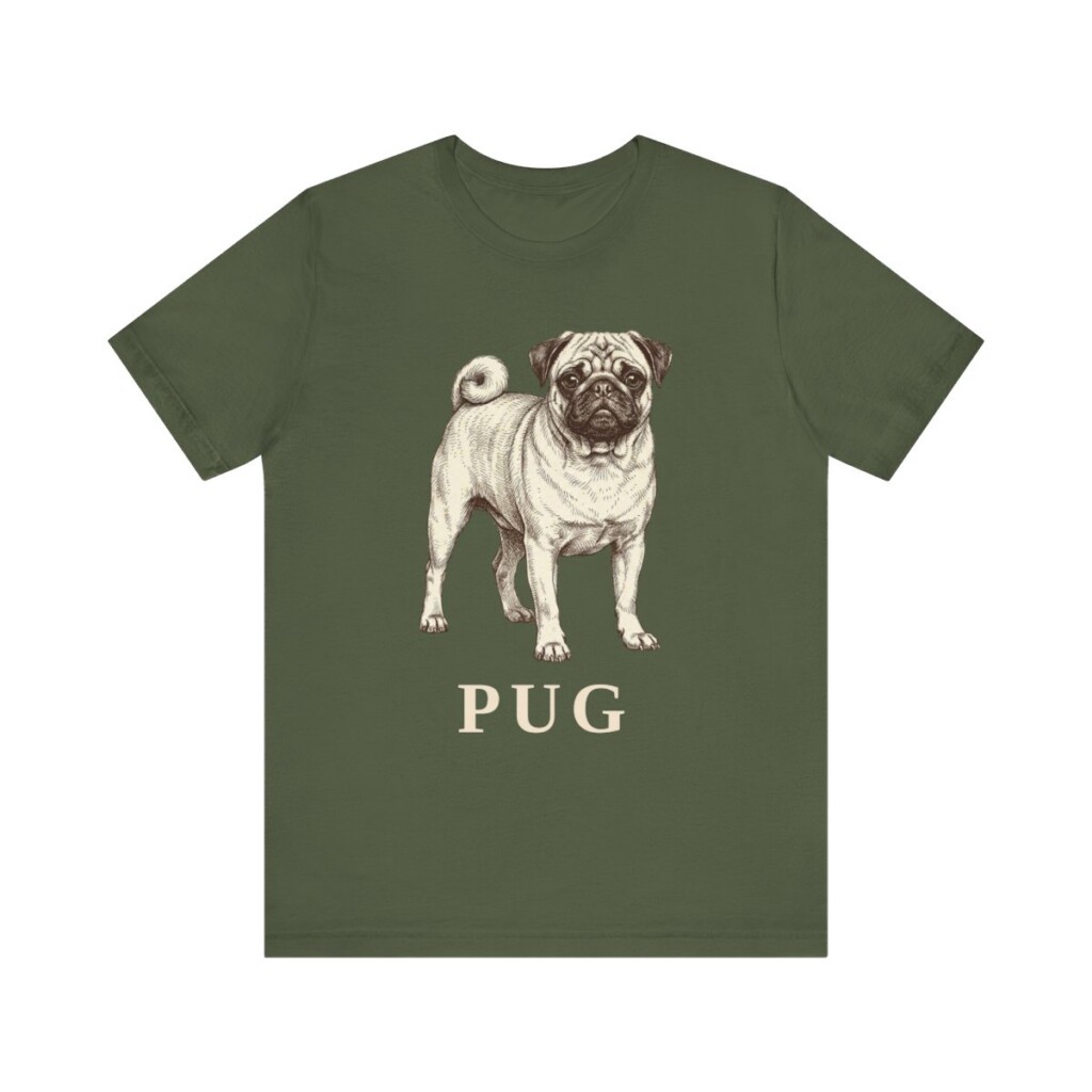 Pug Lover Shirt, Vintage Dog Sketch Tee, Dog Lover Gift Pug Lover Shirt, Vintage Dog Sketch Tee, Dog Lover Gift