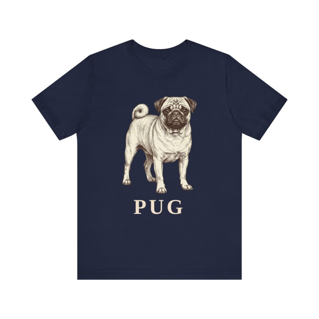 Pug Lover Shirt, Vintage Dog Sketch Tee, Dog Lover Gift Pug Lover Shirt, Vintage Dog Sketch Tee, Dog Lover Gift