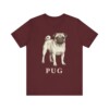 Pug Lover Shirt, Vintage Dog Sketch Tee, Dog Lover Gift Pug Lover Shirt, Vintage Dog Sketch Tee, Dog Lover Gift