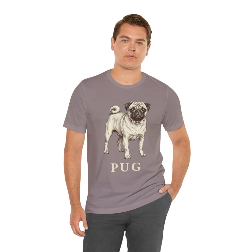 Pug Lover Shirt, Vintage Dog Sketch Tee, Dog Lover Gift Pug Lover Shirt, Vintage Dog Sketch Tee, Dog Lover Gift