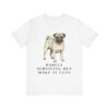 Pug Humor Shirt, Vintage Dog Sketch Tee, Dog Humor Gift