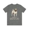 Pug Humor Shirt, Vintage Dog Sketch Tee, Dog Humor Gift