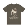 Pug Humor Shirt, Vintage Dog Sketch Tee, Dog Humor Gift