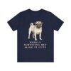 Pug Humor Shirt, Vintage Dog Sketch Tee, Dog Humor Gift