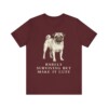 Pug Humor Shirt, Vintage Dog Sketch Tee, Dog Humor Gift