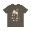 Puggle Dad Shirt, Vintage Dog Sketch Tee, Dog Dad Gift