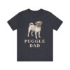 Puggle Dad Shirt, Vintage Dog Sketch Tee, Dog Dad Gift
