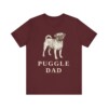 Puggle Dad Shirt, Vintage Dog Sketch Tee, Dog Dad Gift