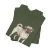 Puggle Dad Shirt, Vintage Dog Sketch Tee, Dog Dad Gift