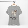 Puggle Dad Shirt, Vintage Dog Sketch Tee, Dog Dad Gift