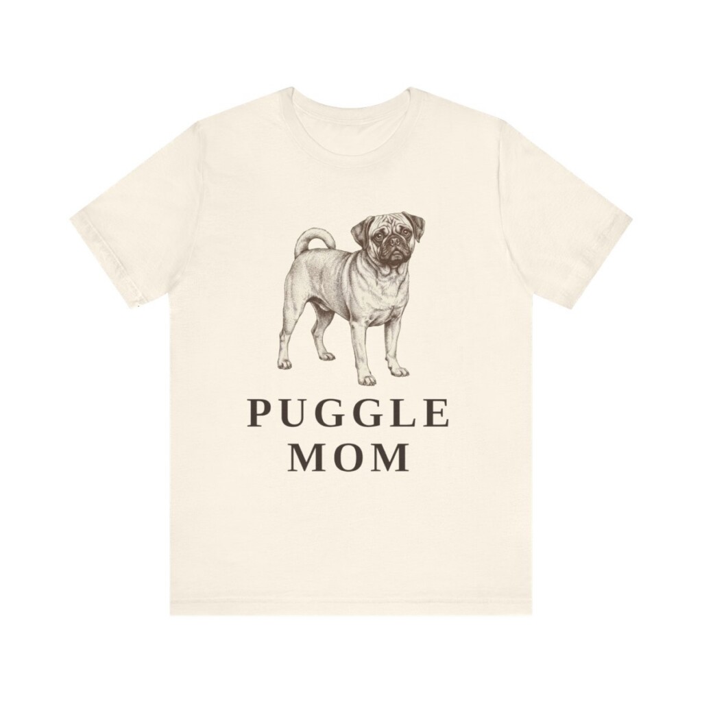Puggle Mom Shirt, Vintage Dog Sketch Tee, Dog Mom Gift Puggle Mom Shirt, Vintage Dog Sketch Tee, Dog Mom Gift
