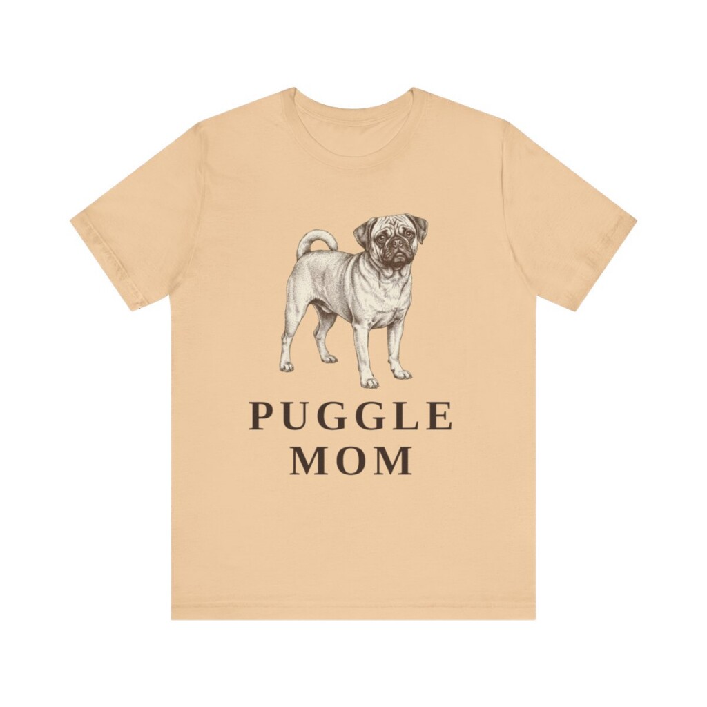 Puggle Mom Shirt, Vintage Dog Sketch Tee, Dog Mom Gift Puggle Mom Shirt, Vintage Dog Sketch Tee, Dog Mom Gift