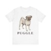 Puggle Lover Shirt, Vintage Dog Sketch Tee, Dog Lover Gift