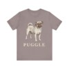 Puggle Lover Shirt, Vintage Dog Sketch Tee, Dog Lover Gift