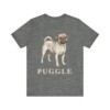 Puggle Lover Shirt, Vintage Dog Sketch Tee, Dog Lover Gift