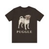 Puggle Lover Shirt, Vintage Dog Sketch Tee, Dog Lover Gift