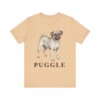 Puggle Lover Shirt, Vintage Dog Sketch Tee, Dog Lover Gift