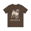 Puggle Lover Shirt, Vintage Dog Sketch Tee, Dog Lover Gift
