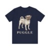 Puggle Lover Shirt, Vintage Dog Sketch Tee, Dog Lover Gift