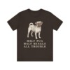 Puggle Humor Shirt, Vintage Dog Sketch Tee, Dog Humor Gift