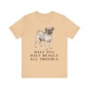 Puggle Humor Shirt, Vintage Dog Sketch Tee, Dog Humor Gift