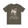 Puggle Humor Shirt, Vintage Dog Sketch Tee, Dog Humor Gift
