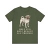 Puggle Humor Shirt, Vintage Dog Sketch Tee, Dog Humor Gift
