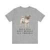 Puggle Humor Shirt, Vintage Dog Sketch Tee, Dog Humor Gift