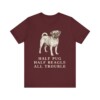 Puggle Humor Shirt, Vintage Dog Sketch Tee, Dog Humor Gift