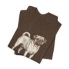 Puggle Humor Shirt, Vintage Dog Sketch Tee, Dog Humor Gift