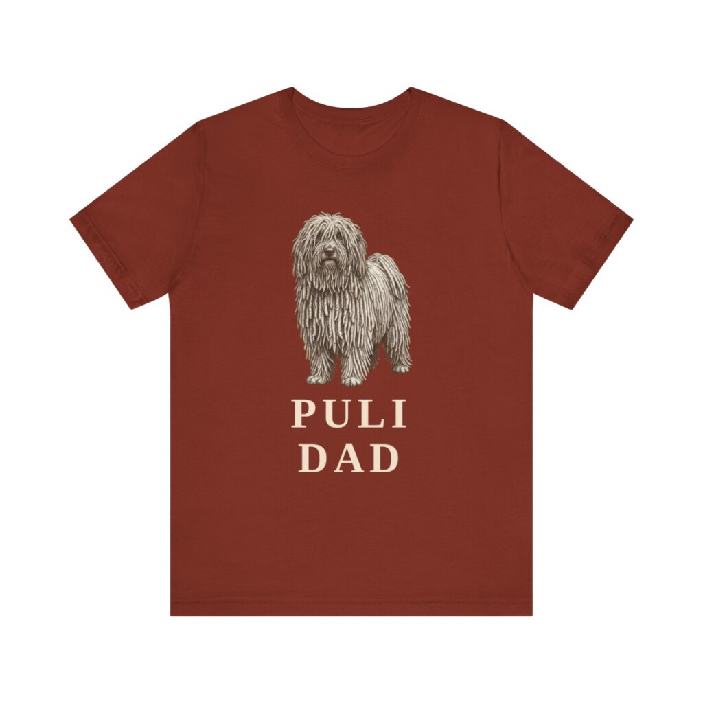 Puli Dad Shirt, Vintage Dog Sketch Tee, Dog Dad Gift Puli Dad Shirt, Vintage Dog Sketch Tee, Dog Dad Gift