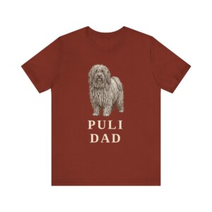 Puli Dad Shirt, Vintage Dog Sketch Tee, Dog Dad Gift