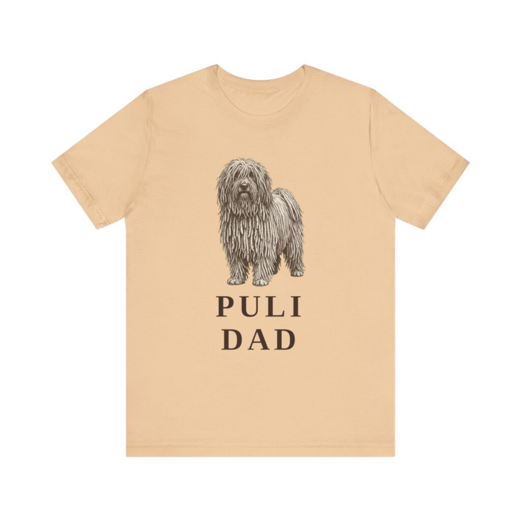 Puli Dad Shirt, Vintage Dog Sketch Tee, Dog Dad Gift Puli Dad Shirt, Vintage Dog Sketch Tee, Dog Dad Gift