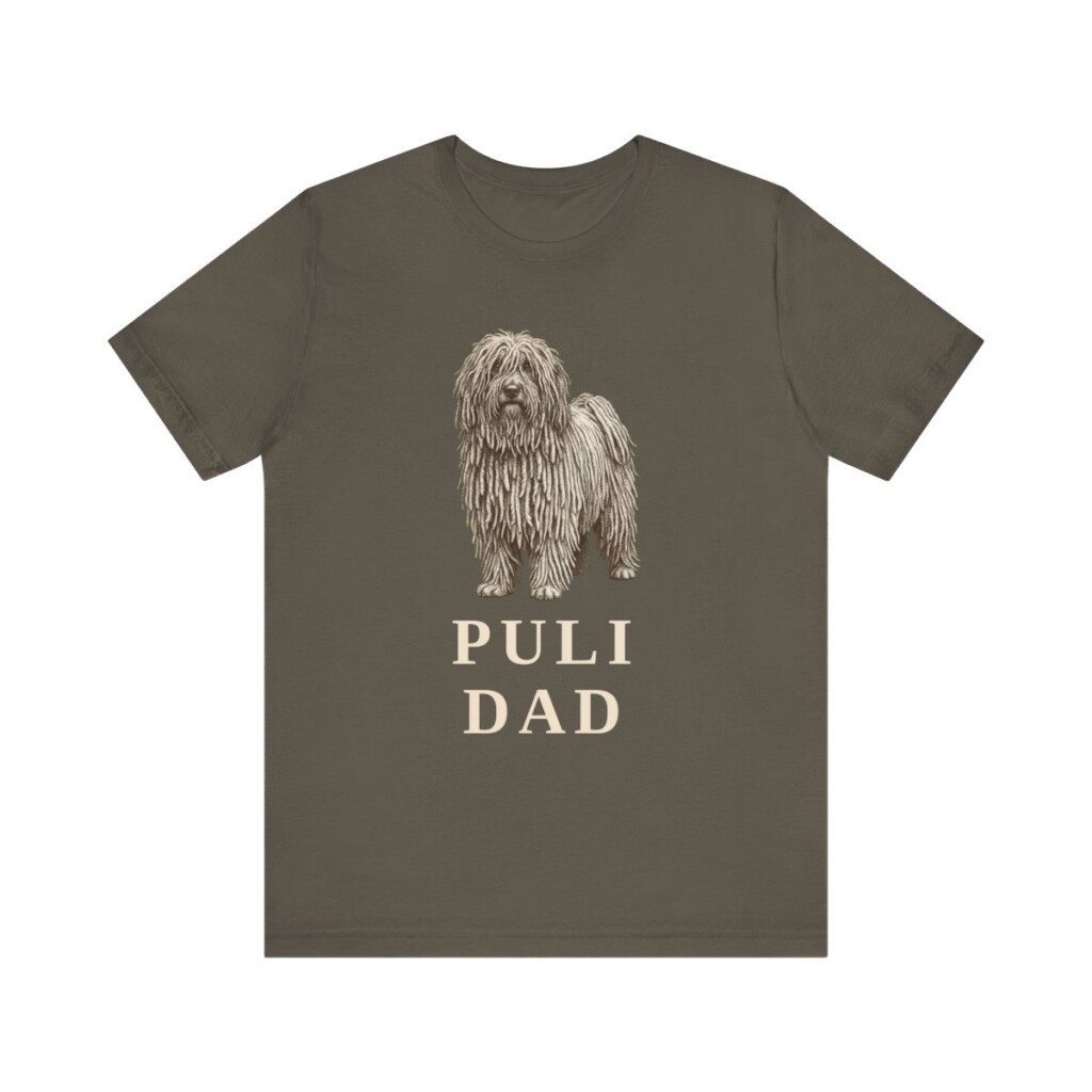 Puli Dad Shirt, Vintage Dog Sketch Tee, Dog Dad Gift Puli Dad Shirt, Vintage Dog Sketch Tee, Dog Dad Gift