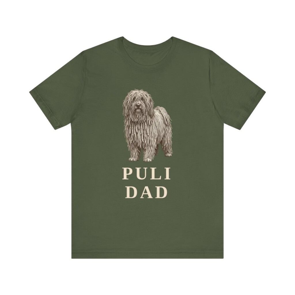 Puli Dad Shirt, Vintage Dog Sketch Tee, Dog Dad Gift Puli Dad Shirt, Vintage Dog Sketch Tee, Dog Dad Gift