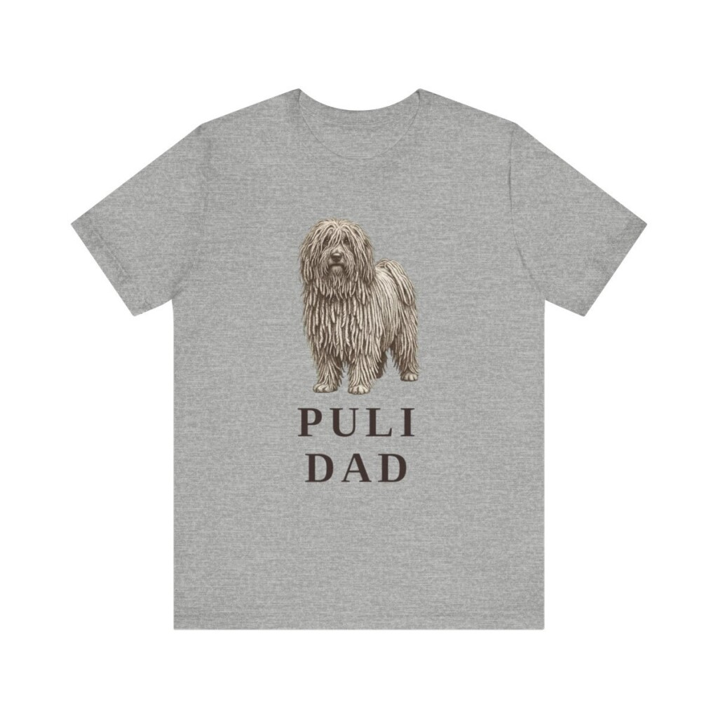 Puli Dad Shirt, Vintage Dog Sketch Tee, Dog Dad Gift Puli Dad Shirt, Vintage Dog Sketch Tee, Dog Dad Gift