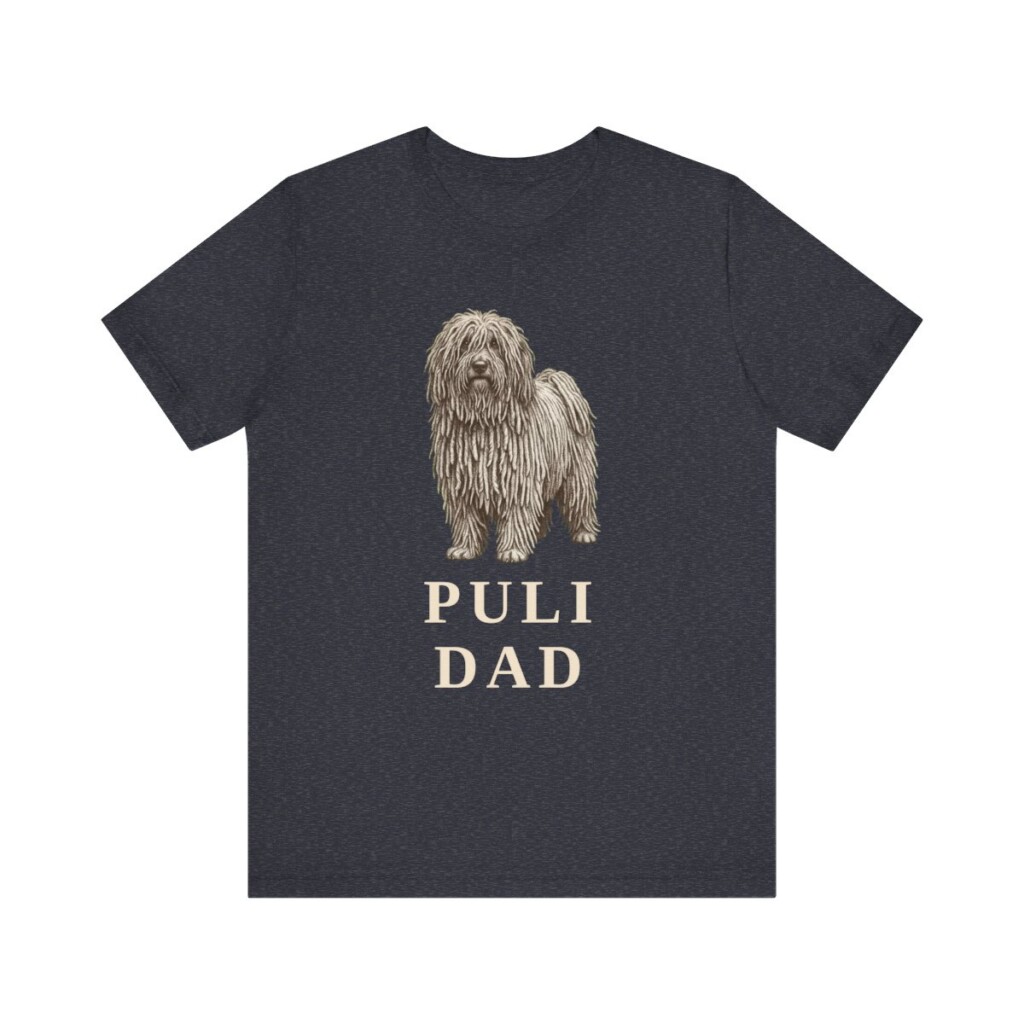 Puli Dad Shirt, Vintage Dog Sketch Tee, Dog Dad Gift Puli Dad Shirt, Vintage Dog Sketch Tee, Dog Dad Gift