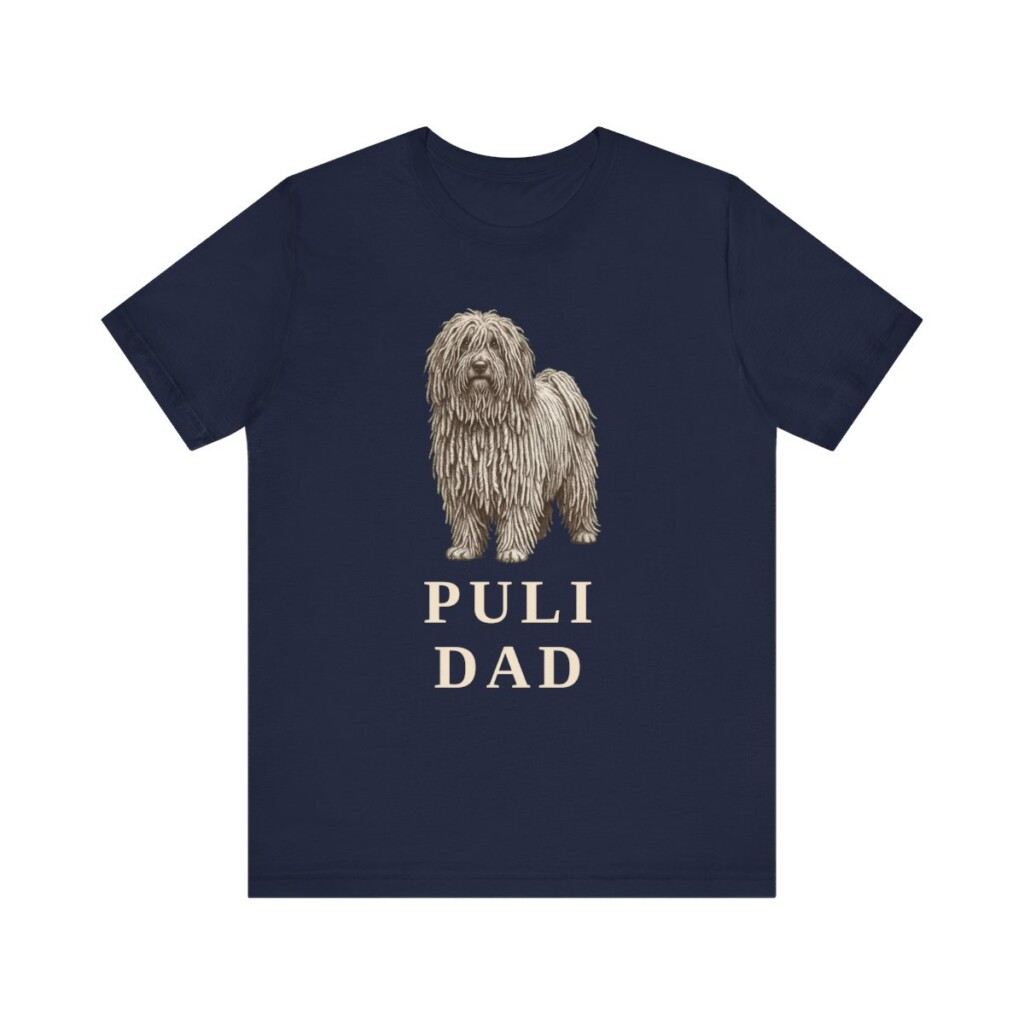 Puli Dad Shirt, Vintage Dog Sketch Tee, Dog Dad Gift Puli Dad Shirt, Vintage Dog Sketch Tee, Dog Dad Gift