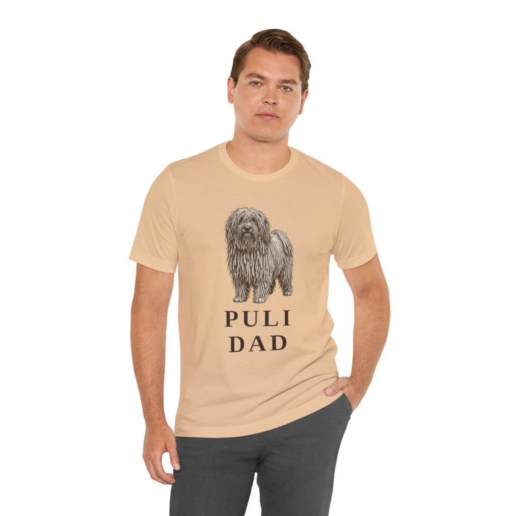 Puli Dad Shirt, Vintage Dog Sketch Tee, Dog Dad Gift Puli Dad Shirt, Vintage Dog Sketch Tee, Dog Dad Gift