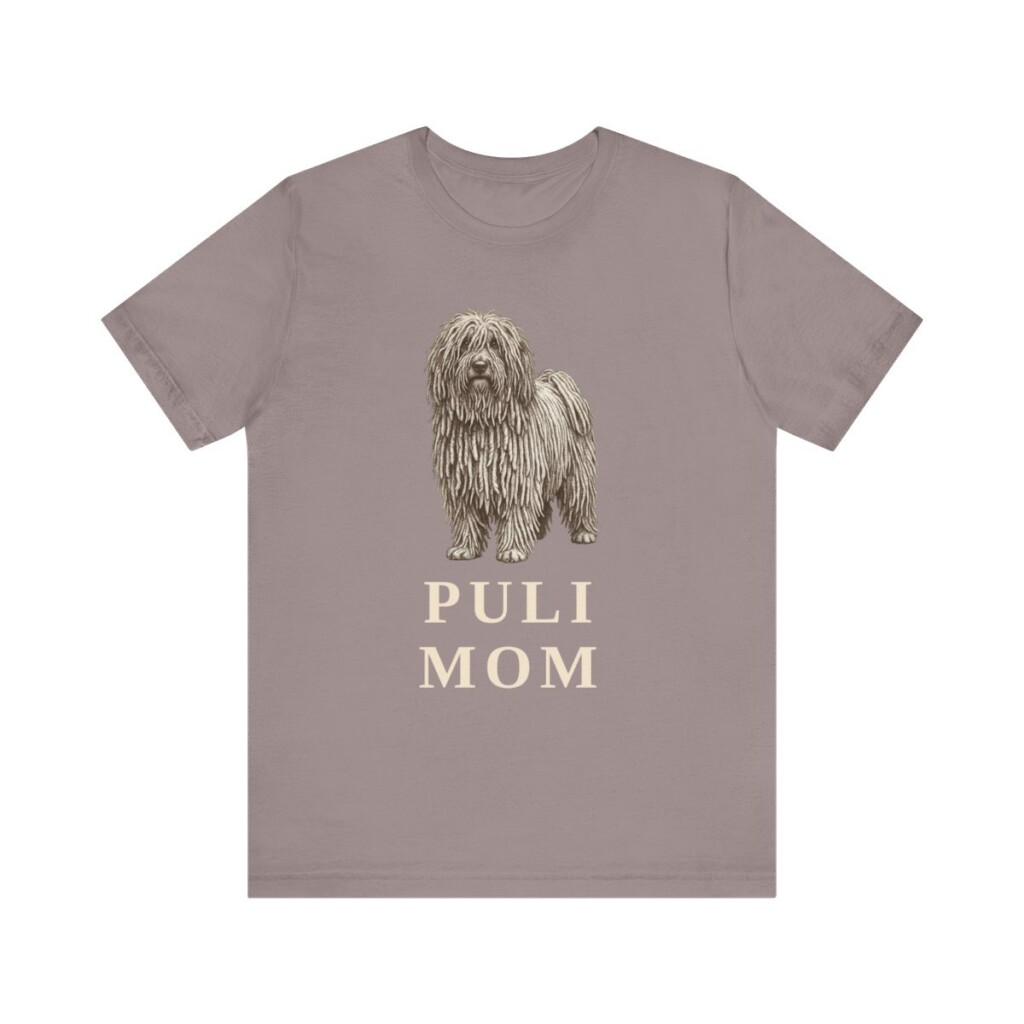 Puli Mom Shirt, Vintage Dog Sketch Tee, Dog Mom Gift