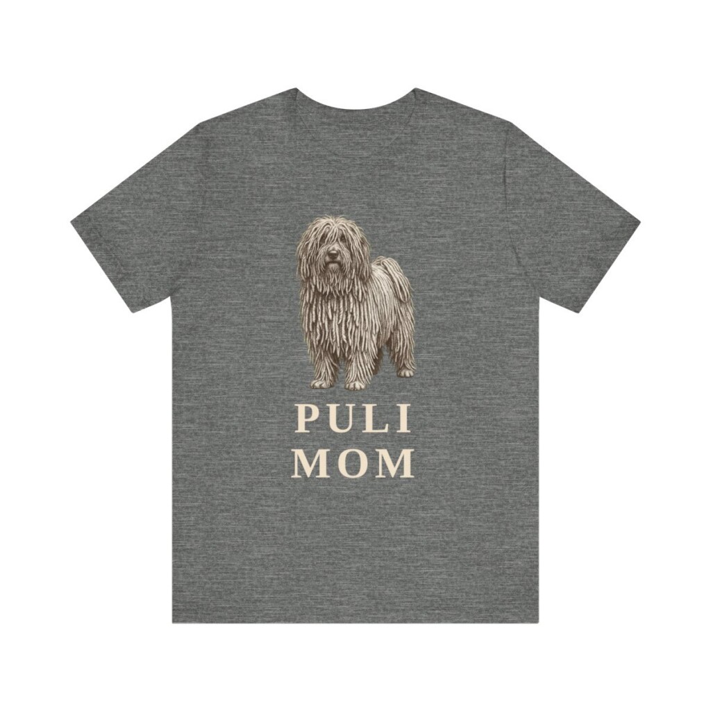 Puli Mom Shirt, Vintage Dog Sketch Tee, Dog Mom Gift