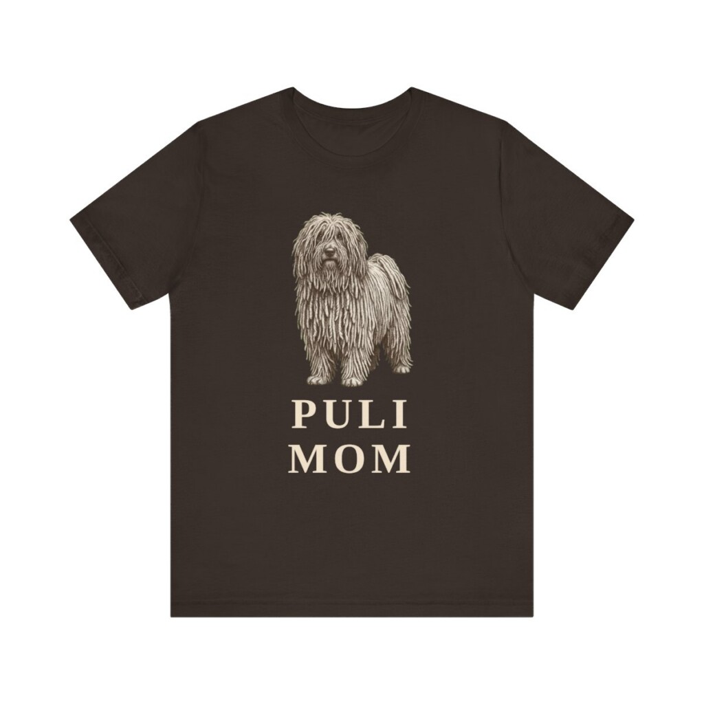 Puli Mom Shirt, Vintage Dog Sketch Tee, Dog Mom Gift