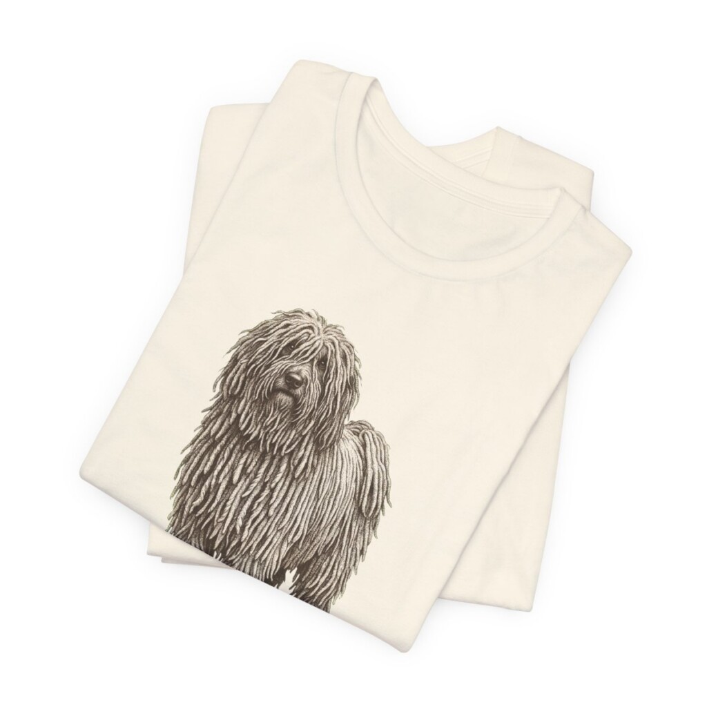 Puli Mom Shirt, Vintage Dog Sketch Tee, Dog Mom Gift
