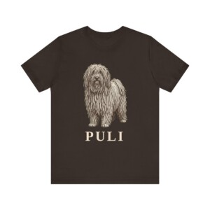 Puli Lover Shirt, Vintage Dog Sketch Tee, Dog Lover Gift