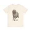 Puli Lover Shirt, Vintage Dog Sketch Tee, Dog Lover Gift