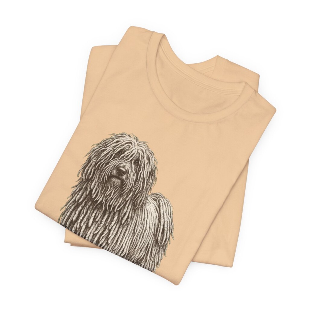 Puli Lover Shirt, Vintage Dog Sketch Tee, Dog Lover Gift
