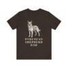 Pyrenean Shepherd Dad Shirt, Vintage Dog Sketch Tee, Dog Dad Gift