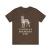 Pyrenean Shepherd Dad Shirt, Vintage Dog Sketch Tee, Dog Dad Gift