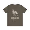 Pyrenean Shepherd Dad Shirt, Vintage Dog Sketch Tee, Dog Dad Gift