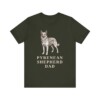 Pyrenean Shepherd Dad Shirt, Vintage Dog Sketch Tee, Dog Dad Gift